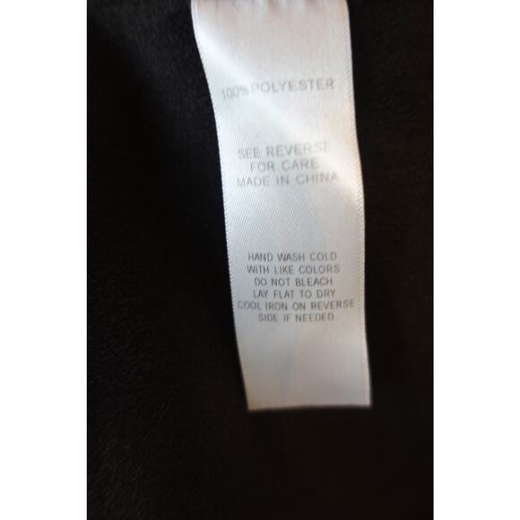 Vintaage Maxi Dress 8 Black Boho Ruffle Tiered Sheer Whimsigoth Goth Witchy Boho - Picture 12 of 12